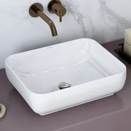 plantex Ceramic Wash Basin/Wash Basin Hand Wash/Wash Basin for Bathroom (APS-3695,Mayara) Counter Top-picture-19