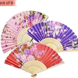 amaco Wooden Hand Chinease/Japanese fan Handmade Bamboo Hand Held Fan AW 358-picture-27
