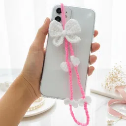 SNOWY SHOP Coquette Bow Hanging Mobile & Bag Decor Chain Strap Keychain for Girls & Women Phone Charm-image-31