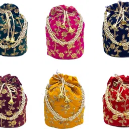 preesa Women Maroon Potli-picture-20