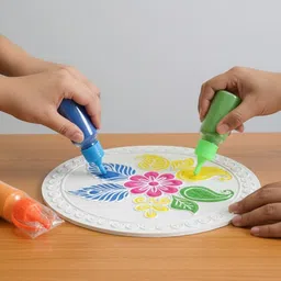 shree ram enterprises Pack of 10 Rangoli Powder image 2