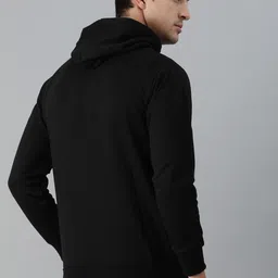 adbucks Men Full Sleeve Solid Hooded Sweatshirt image 2