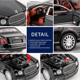 arizuul 1:24 Scale Bentley Toy Car Mulsanne Diecast Cars Models, Pull Back Car Toys image 5