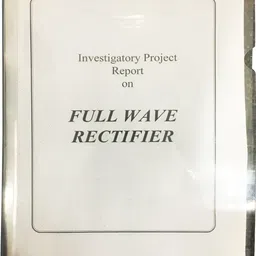 ontex electronics Full Wave Rectifier Working Investigatory Project with Report Educational Electronic Hobby Kit image 4