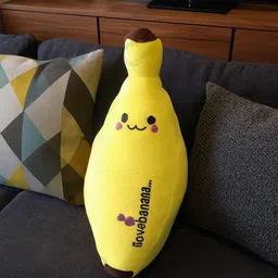 Smiling Banana Cushion – Soft Toy for Home Decor - 45 cm-image-67