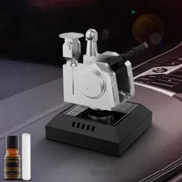 wleworldlookenterprises ™ Aircraft Gun Car Perfume Silver Long-Lasting & Unique Car Decoration Accessory Aircraft Gun Car Perfume Long-Lasting & Unique Car Decoration Accessory Air Purifier image 1