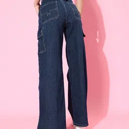 roadster Women High Rise Blue Jeans image 3