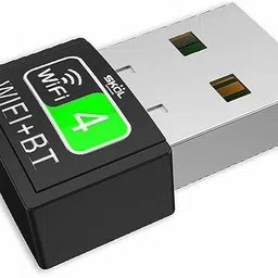 RuhZa 2 in 1 USB Bluetooth & WiFi Wireless Adapter USB Adapter image 1