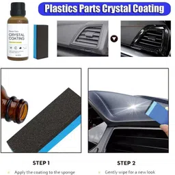 kroywen Liquid Car Polish for Bumper, Dashboard, Exterior, Tyres image 2