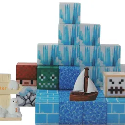 knick knack Magnetic Building Blocks Snow Mountain image 4