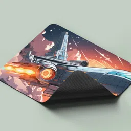 ARTOLIC Spaceship Plane Mouse Pad for Office & Gaming | Premium Non-Slip Rubber Base | S Non Slip Base Mousepad image 4