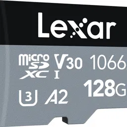 Lexar LMS1066128G-BNANG 128GB Professional 1066x microSDXC™ UHS-I A2 4K V30 UHD Memory Card 128 GB MicroSD Card Class 10 160 MB/sMemory Card Compatible with Tablet, Camera, Computer, Gaming Console, Mobile image 2