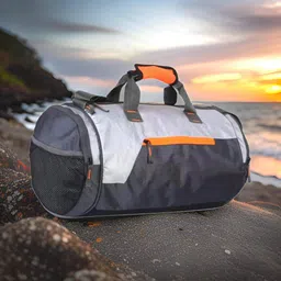 shivra 25 L Gym Duffel Bag - Sports Gym Bag Travel Duffel Bag(S-17*1 1) - Orange image 1