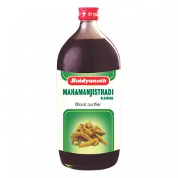 baidyanath nagpur Baidyanath Mahamanjisthadi Kadha Blood Purifier - 450 ml-picture-18