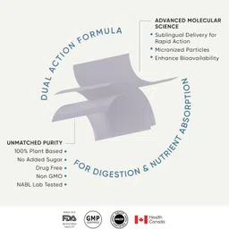 scitron Pre Get Melts Healthy Gut | 10B CFU Probiotics, Digestive Enzymes, FOS Mixed Berry Blast Capsules image 3