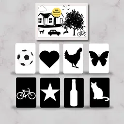 ekdali Newborn Flashcards: Bold Black and White Designs for Visual Growth-picture-21
