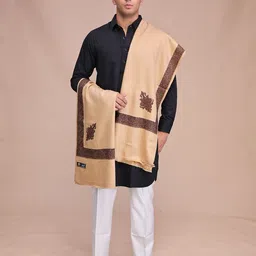 swi stylish Wool Embroidered Men Shawl-picture-25