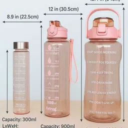 budgetshop HydroMotiv Collection 2000 ml Water Bottles image 2