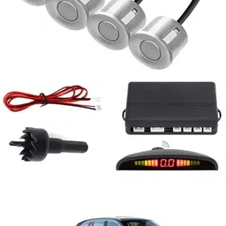 zplus Universal 4 Silver Reverse Parking Sensor With LED Display For Cars-308 Safety of Passengers/Car One Alarm Kit-1267 Parking Sensor-picture-37