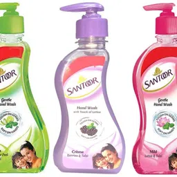 santoor HAND WASH FRESH, MILD, CREME Hand Wash image 1