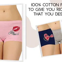 jocker Pack of 3 Printed Women Grey Basic Shorts image 3