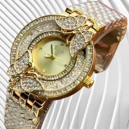 looftrader Analog Watch - For Girls BUTTERFLY GOLDEN a6-picture-14
