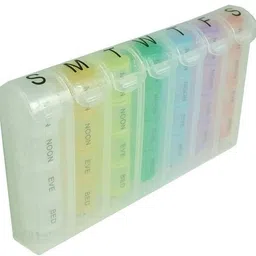 EZY032 7 Day Weekly Pill AM PM Organizer Ezyfit Pill Box image 3