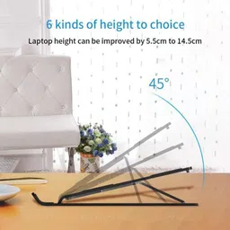 Ruskin Aluminium Laptop Stand Adjustable Computer Stand Aluminium Laptop Stand Adjustable Computer Stand bol-laptop-stand Laptop Stand Laptop Stand image 4