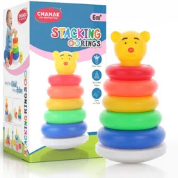 chanak ABS Plastic Stacking Ring Multicolor Ring Sorting & Stacker for Kids 12+ Months-picture-10