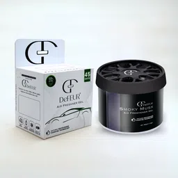 defeur Smoky Musk Car Perfume Gel, 120g Organic Car Freshener, Refreshing Musk Scent Car Freshener Diffuser image 2