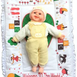 ocean New Born Baby Mattress For |Chath Puja| |Name ceremony |With Attractive Print image 2