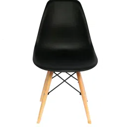 casacraft from pepperfry Aken Iconic Chair in Black Colour image 4