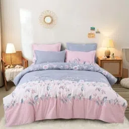 tindler knots Cotton Double Fitted (Elastic) 200 TC Floral Bedsheet-picture-18