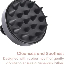 easydeals Hair Scalp Soft Silicone Bristles Comb Scrubber for Anti Dandruff Removal... image 4