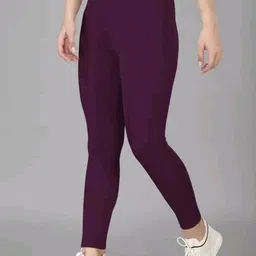 asjeggins Solid Women Maroon Tights image 3
