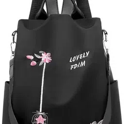 NEW EMBROIDERY STYLISH BACKPACK FOR WOMEN & GIRLS Waterproof Backpack-image-0