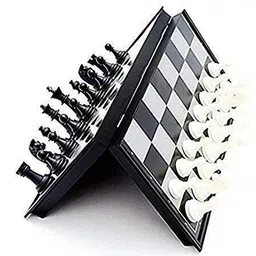 time 2 toys Magnetic Chess Board Set with Folding Chess Board Strategy & War Board Game image 2