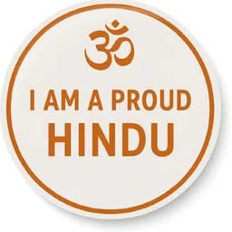 peacockride I am a Proud Hindu I Love Hindu I I love my Religion I Fridge Magnet Pack of 1-picture-45