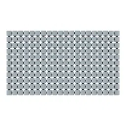 obsessions Grey Solid PVC 27x15 Inches Antiskid Shower Bath Mat image 3