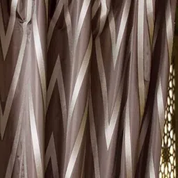 ubh chevron-brown-3.3 Curtain Fabric image 2