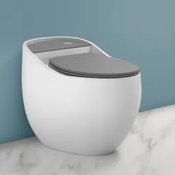 plantex Ceramic Rimless Western Commode/Water Closet/Commode With Seat - S Trap Outlet (APS-3024) Western Commode image 2
