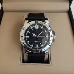 calf & co. New Trandy Stylish Analog Collection Watch_Calf_55_Calf_Silver_Black Analog Watch - For Men Calf_55_Calf_Silver_Black image 5