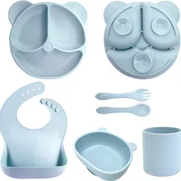 hasthip Silicone Tableware Kit for Baby, Foodgrade Silicone Tableware- Silicone-picture-43