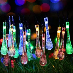 trendx 14 LEDs 3.5 m Multicolor Steady Water Drop Rice Lights image 3