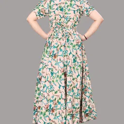 premarth Crepe Stitched Flared/A-line Gown image 2