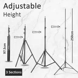 yaman Porta Lights (Porta Kit 9FT L) 200 lx Camera LED Light image 4