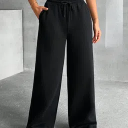 dockstreet Women Striped Black Track Pants-picture-24