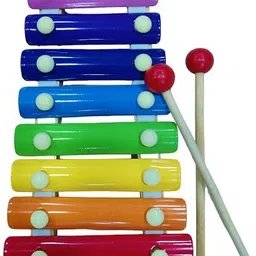 sscollection Wooden Xylophone Musical Toy | 8 different Tones Hand Knock with 2 Sticks-picture-12
