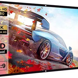 dev lite screens 79 Inch Projector Screen,4K HD 16:9 Foldable Anti-Crease (W) 78x42 In (H) Projector Screen (Width 200 cm x 106 cm Height)-picture-13