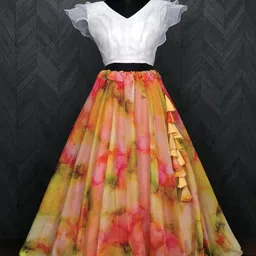 tilton Women Printed Flared Multicolor Skirt image 2